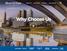 Tablet Screenshot of heartandhope.com